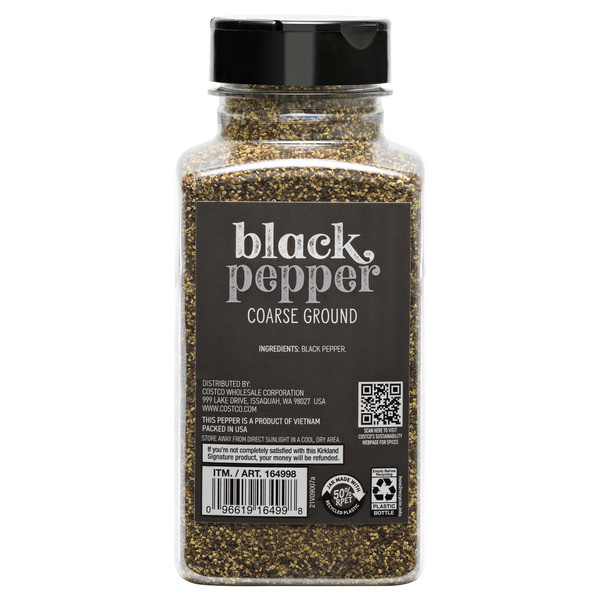 2 Pack Kirkland Signature Course Ground Black Pepper Spice 12.7 Ounce