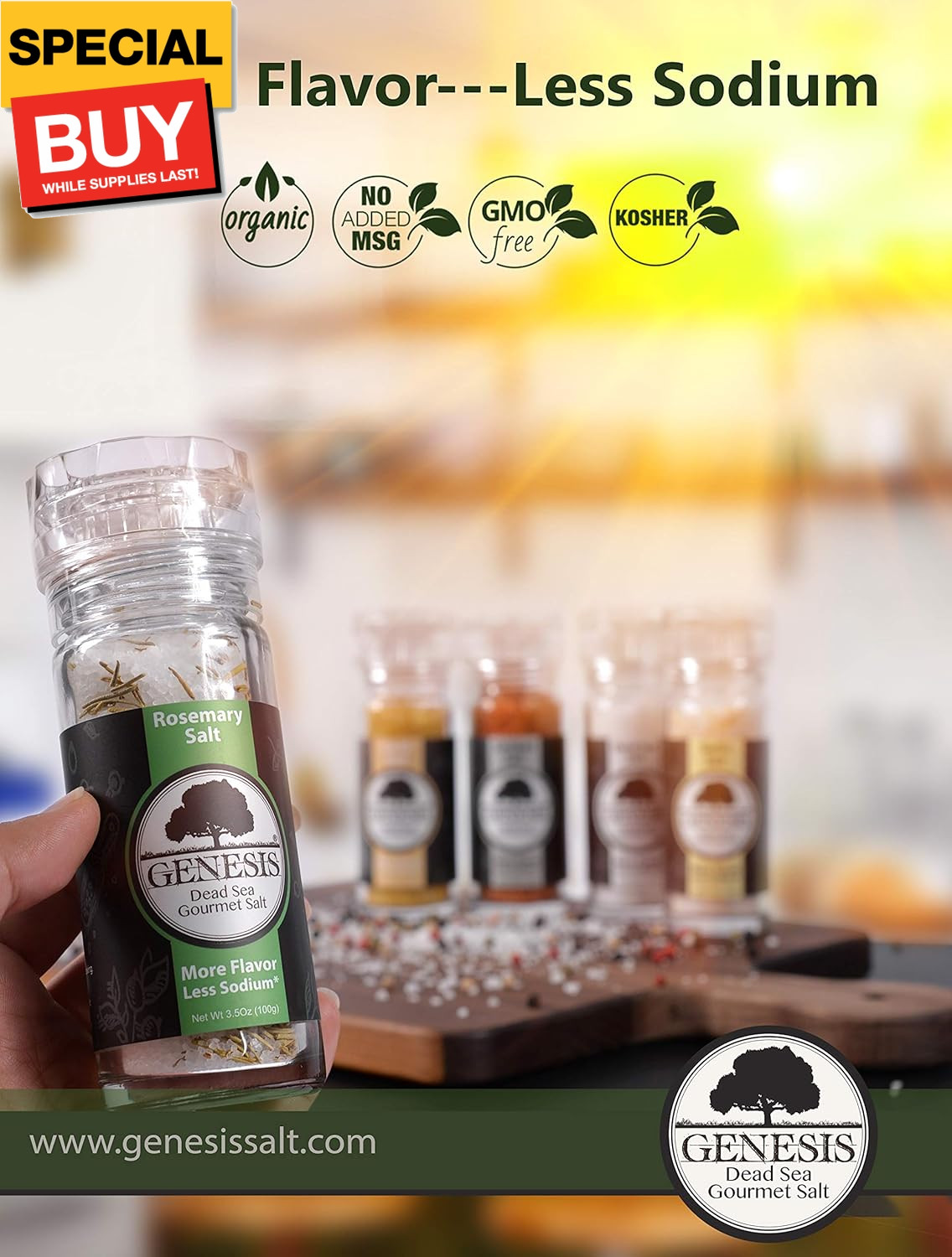 GENESIS Gourmet Gold Salt