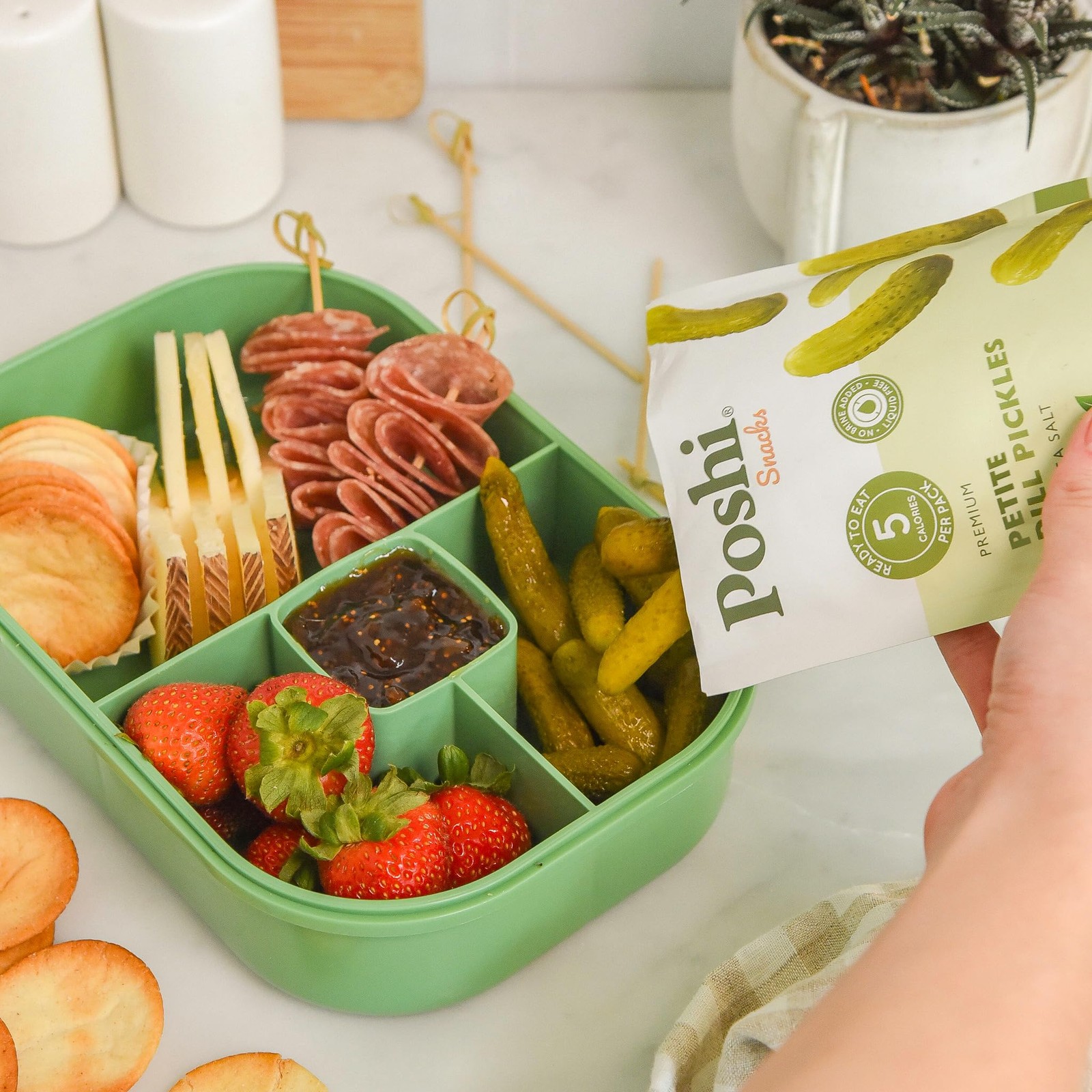 Petite Dill Pickles with Sea Salt – Ready-to-Eat Premium Mini Whole Pickles f…