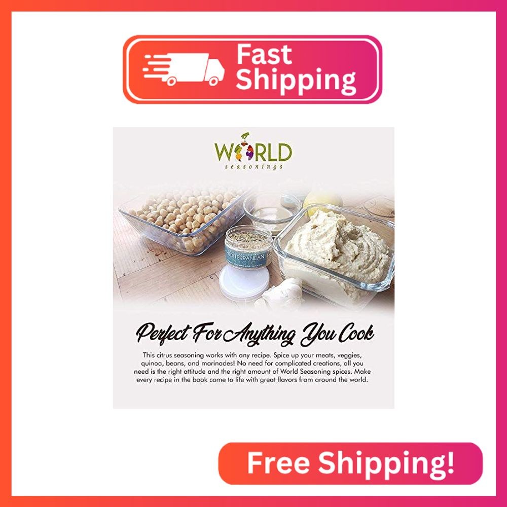Mediterranean Diet Seasoning – Non-GMO – Mediterranean Seasoning – Mediterranean
