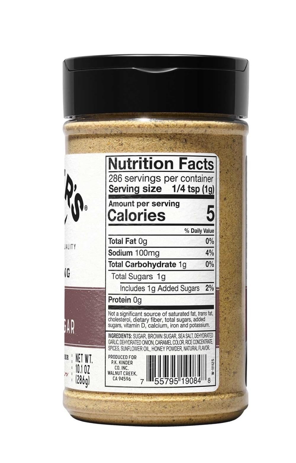 Kinders Honey Brown Sugar Seasoning, 10.1 oz.