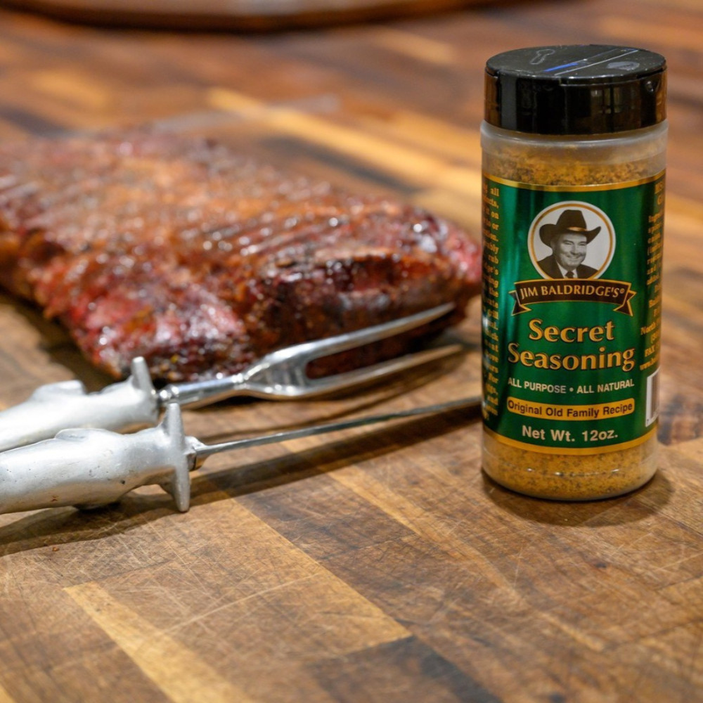 Jim Baldridge Secret Seasoning | Pack of 2 | 12 oz | Gluten Free | Baldridge Foo