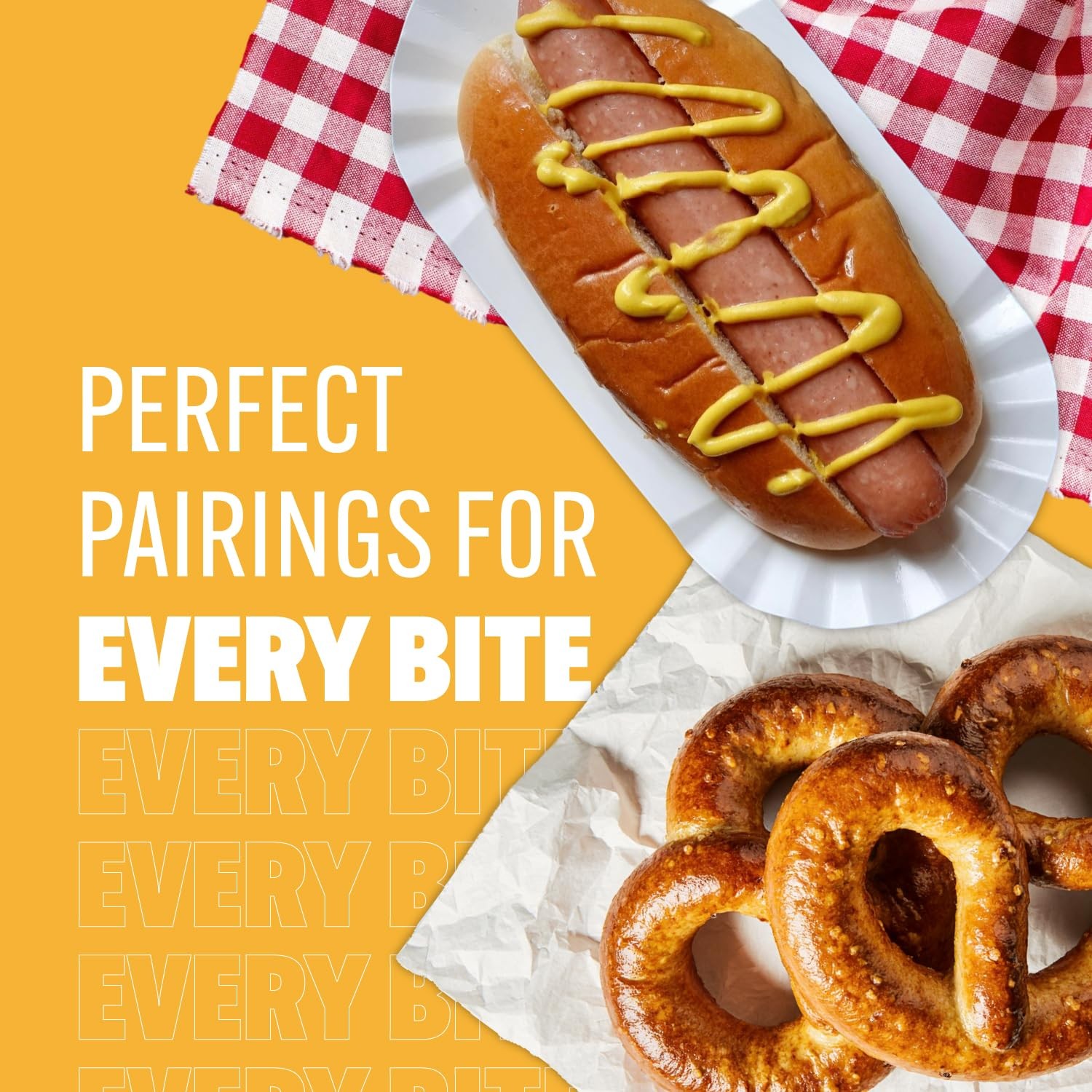 McCaffrey Spicy Brown Mustard – Stone-Ground Mustard with Bold, Robust Flavor –