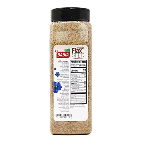Badia Organic Flax Seed Ground 16-Ounce