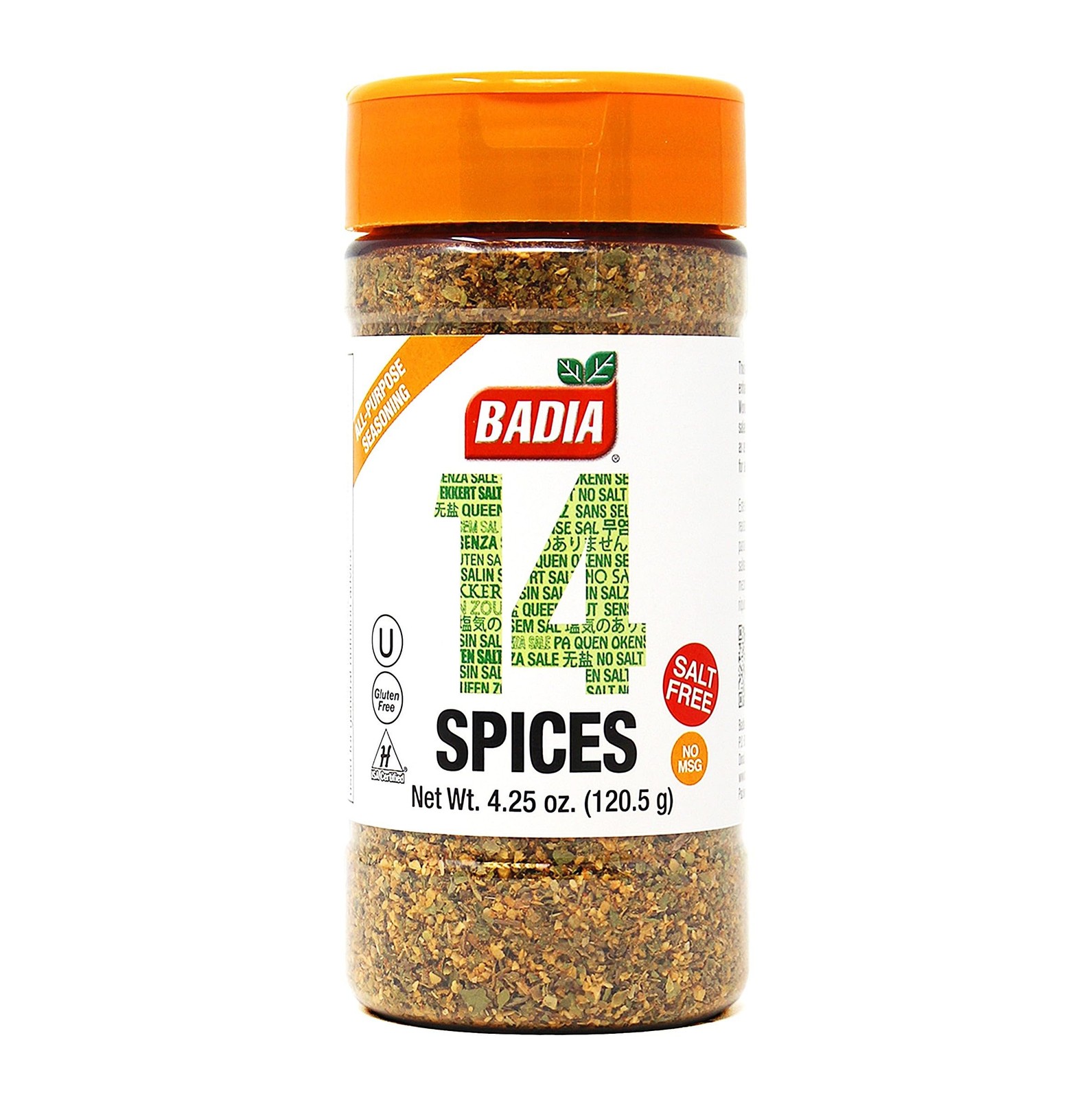 Badia 14 Spices Salt-Free All Purpose Seasoning, 4.25 Ounce (Pack of 1)