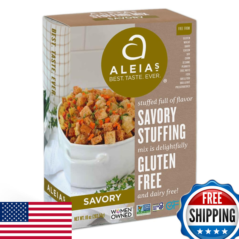 Aleias Best. Taste. Ever. Aleias Gluten Savory Stuffing Mix 10Oz 1 Pack Classic