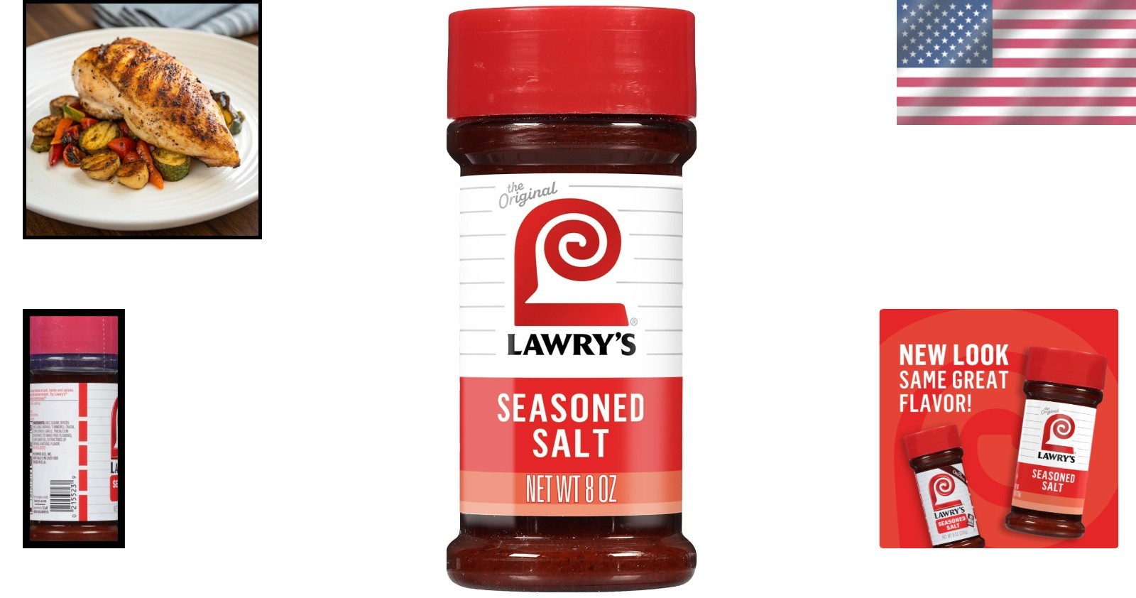 Flavorful Lawry’s Seasoned Salt 8 oz – Kosher Certified, All-Purpose Shake