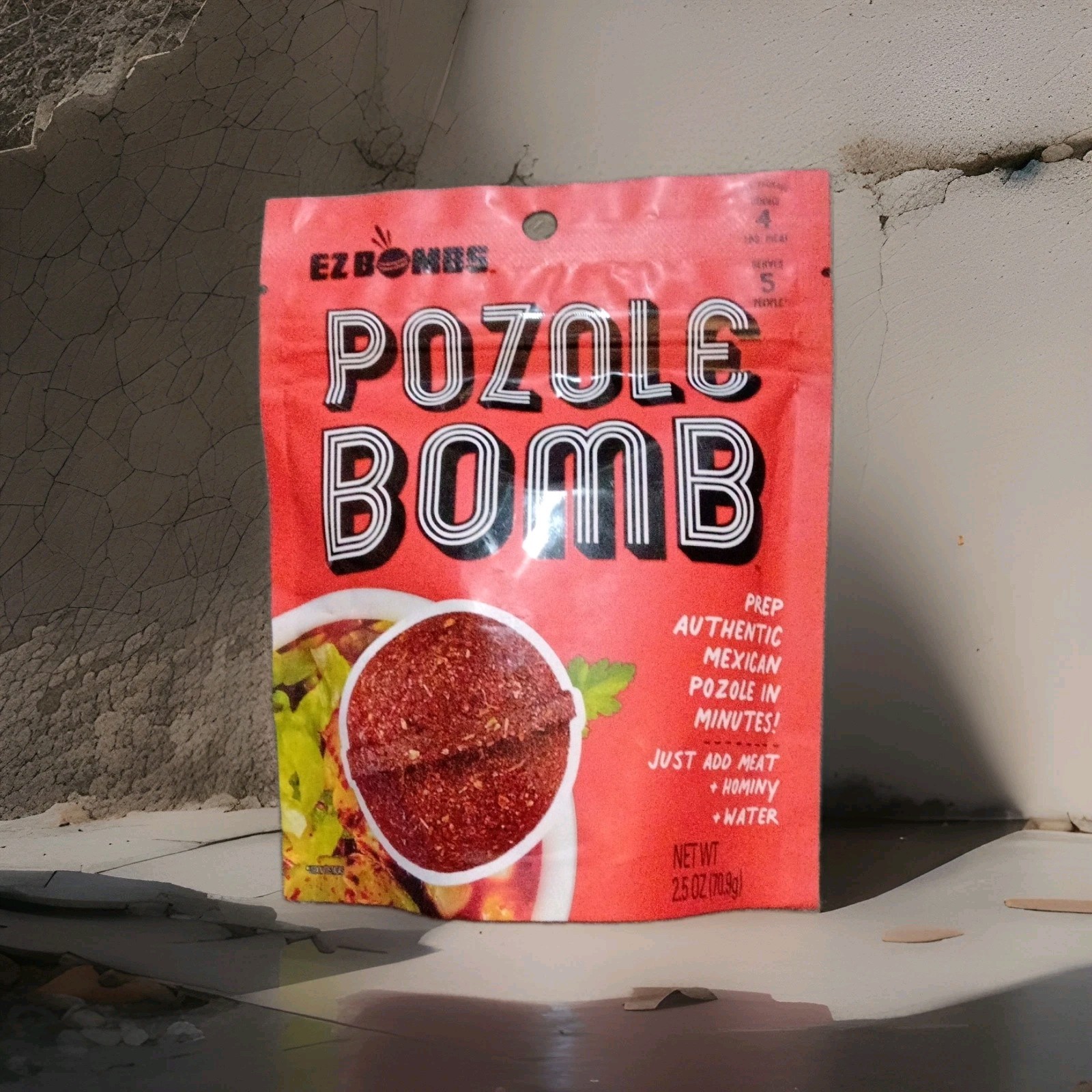 EZ BOMBS POZOLE BOMB Seasoning (2 Pack) Authentic Mexican Soup Mix BB 11/27