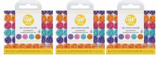 Wilton Gel Food Colors Neon Colors 3 Pack