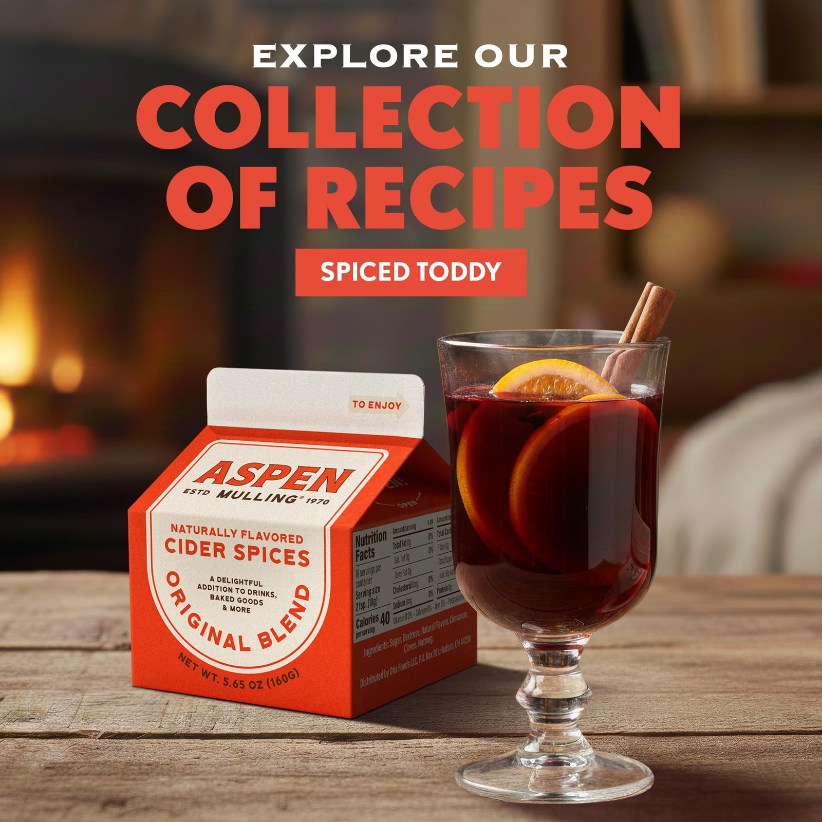 Aspen Mulling Cider Spices Original Blend. Cinnamon, Nutmeg, & Clove. Holiday…