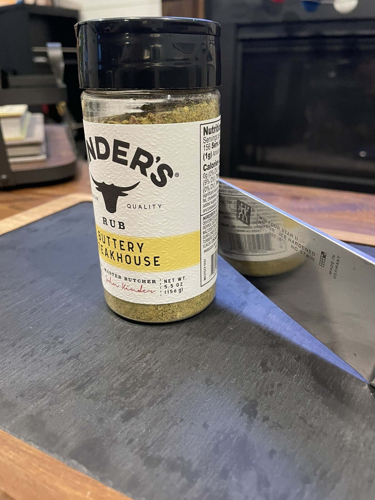 Kinder’s Buttery Steakhouse Rub All Purpose Seasoning Beef Chicken 5.5 Oz Bottle