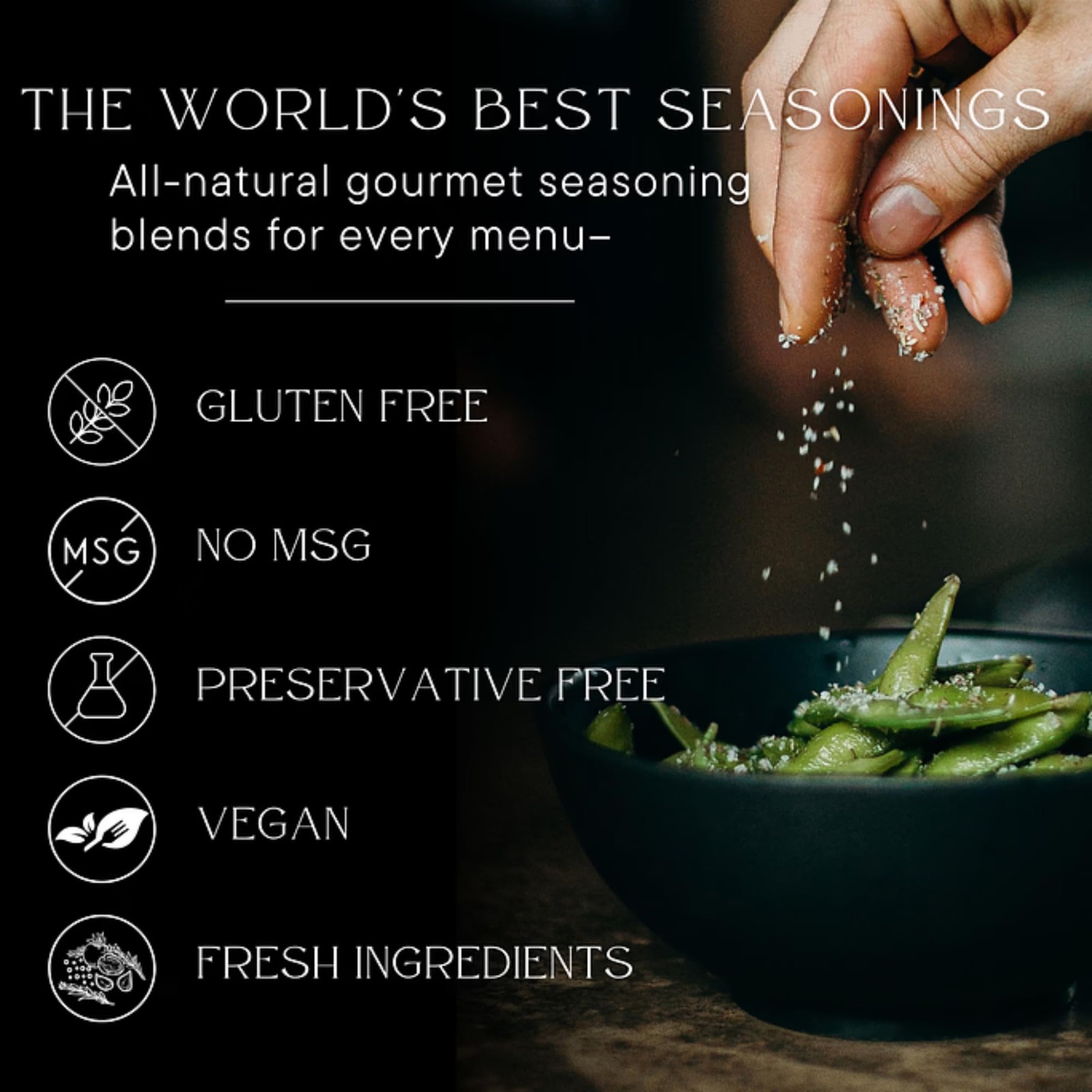 Savory Seasoned Salt Blend – Gourmet Sea Salt With Fresh Herbs and Spices – A…