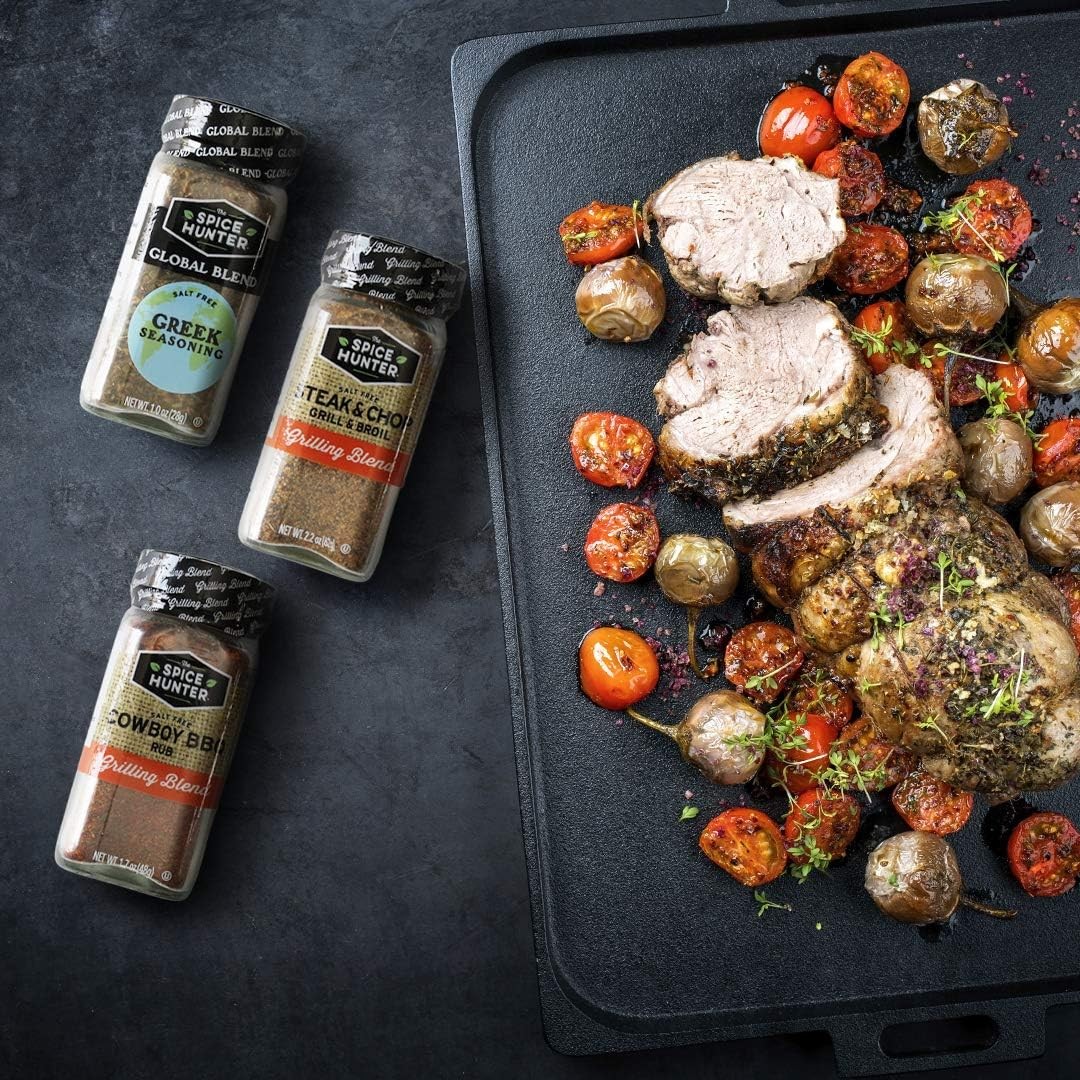 Spice Hunter The Steak Chop Grill Broil Blend Jar, Black Pepper, 2.2oz (2 Pack)