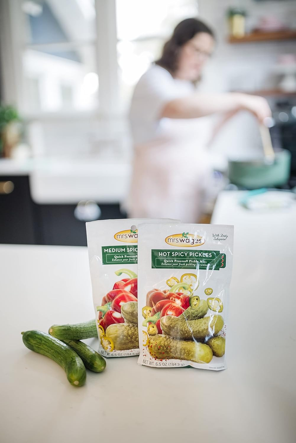 Hot Spicy Pickles Quick Process Mix, Simple-To-Use, Flavorful Spice, Easy Way to