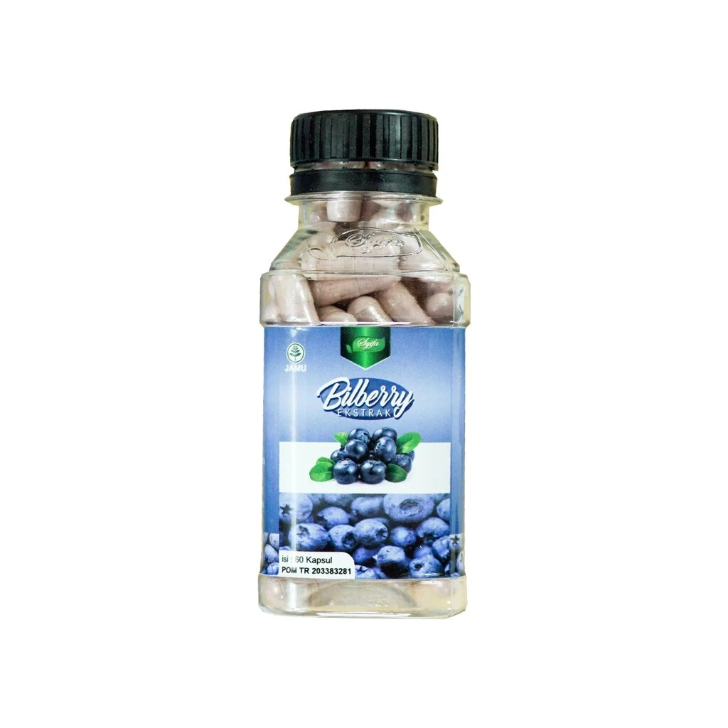Bilberry Powder Caps Natural Organic Herbs Spices Fresh Pure Hygienic