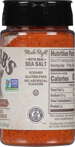 Stubb’s All Purpose BBQ Barbecue Rub Mesquite Smoke 4.62oz (12 Pack)