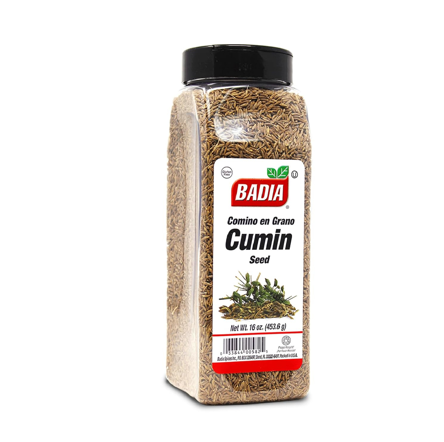 Badia Cumin Seeds, 16 oz – Whole Comino Seeds for Cooking & Seasoning | Warm, ar