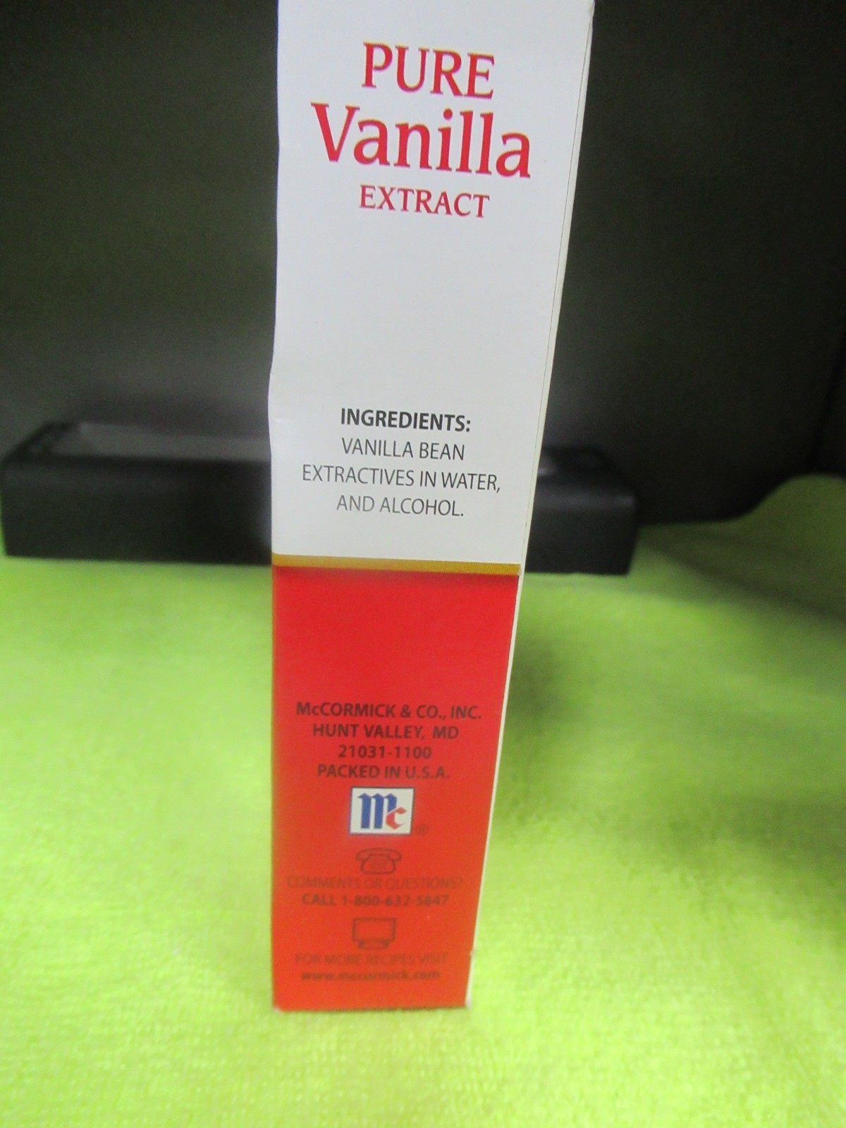 McCormick All Natural Pure Vanilla Extract 4 FL OZ