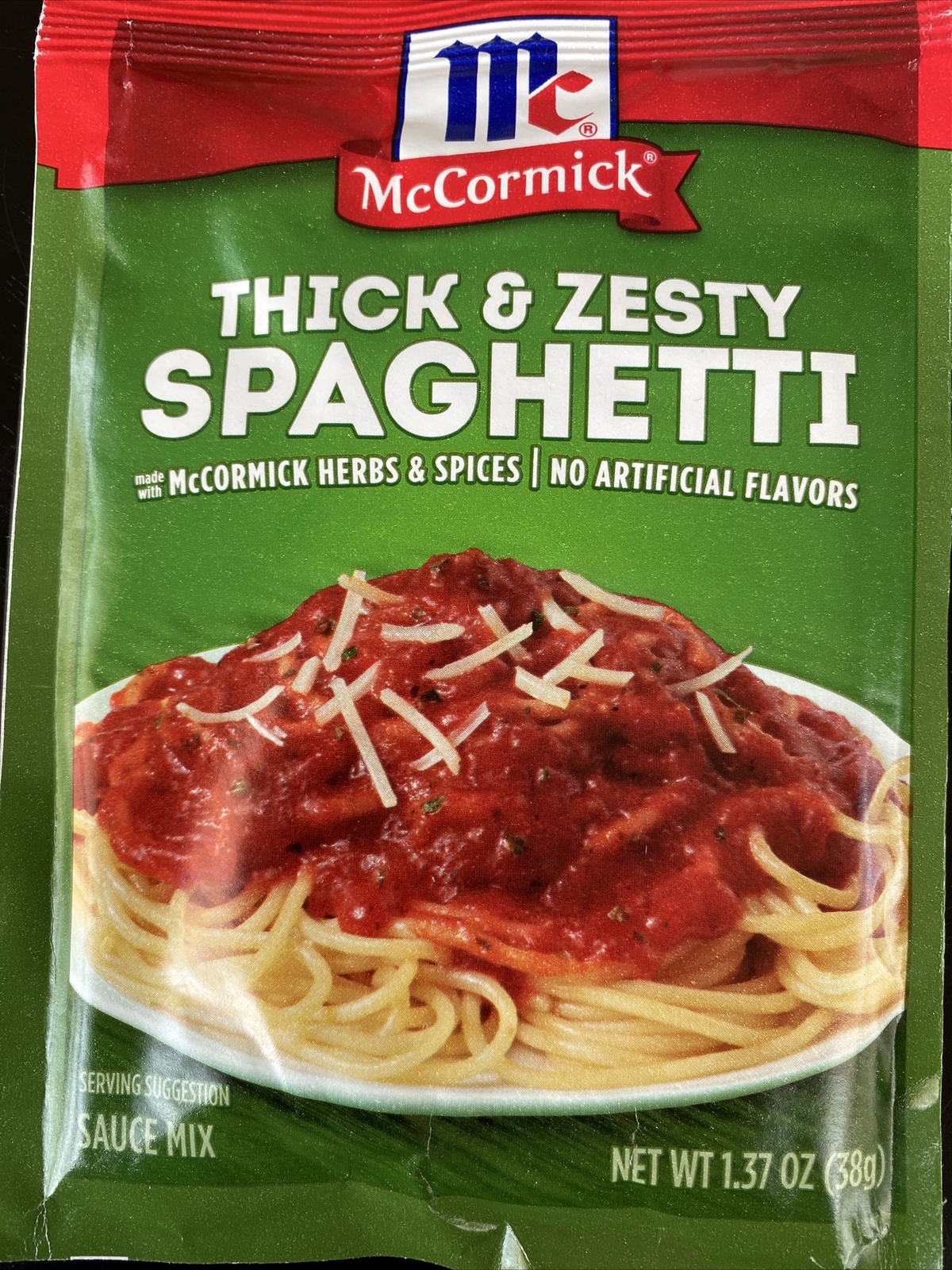 McCormick Thick And Zesty Spaghetti Sauce Mix – 1.37oz (1-pack) Free Ship