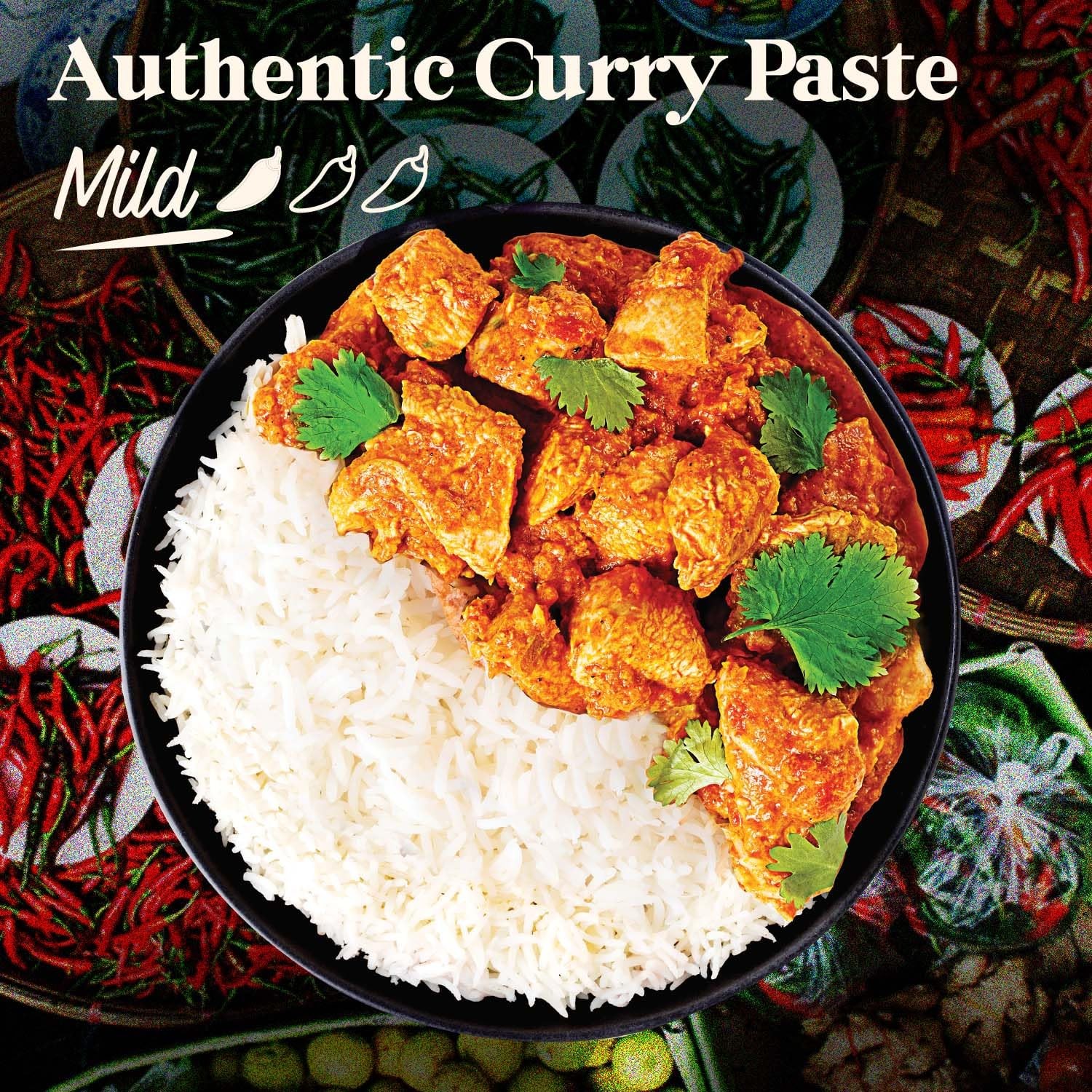 Red Curry Paste 4 Oz Vegan Gluten-Free Non-GMO Malaysian Thai Kitchen Essentials