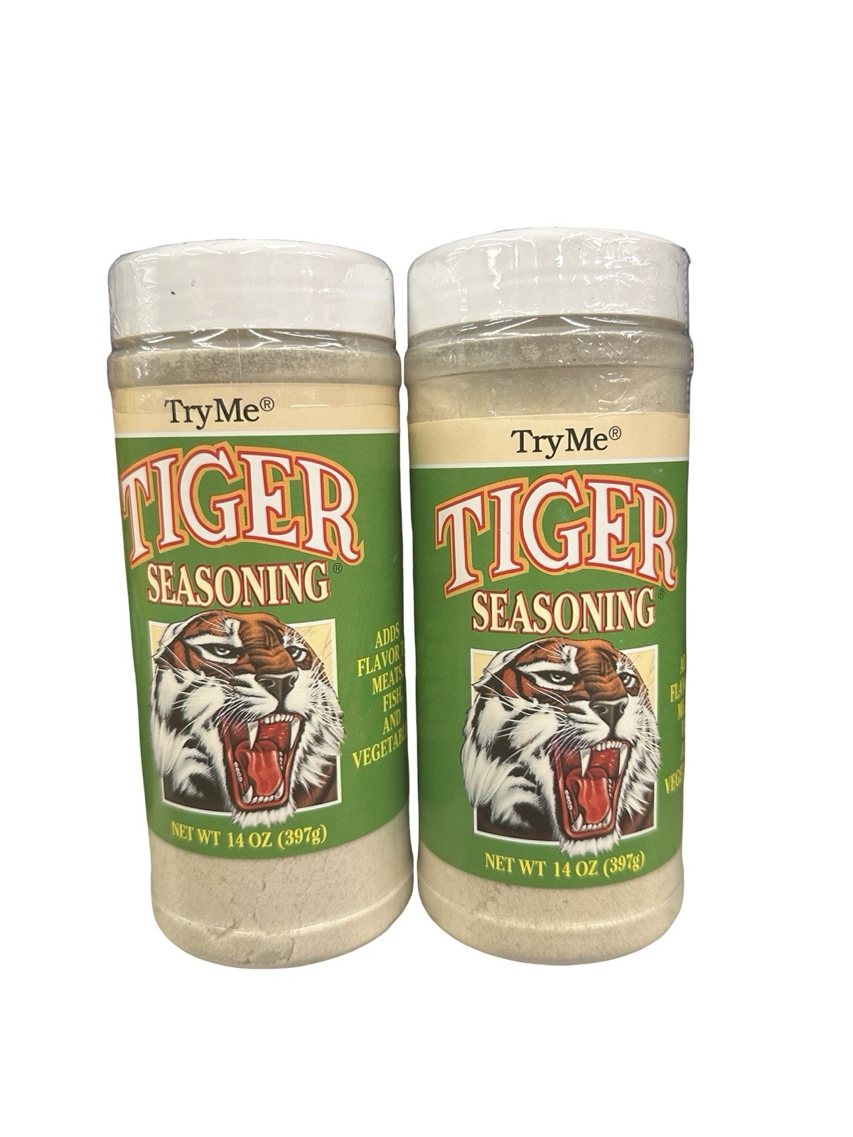 TryMe Tiger Seasoning 14oz (397g) Adds Flavor To Meat, Fish, Veggies 2 Pack
