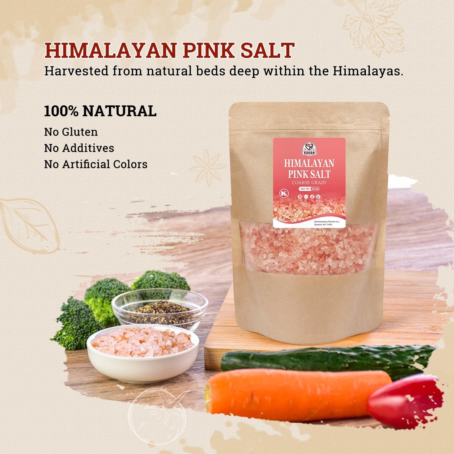 Whole Black Peppercorns 12 oz + Himalayan Pink Salt Coarse Grain 2 lb – Salt …