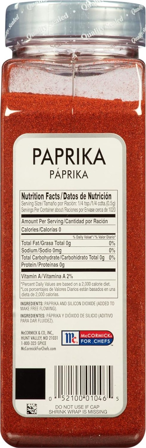 Sweet Paprika Spice – 8 Ounce Container for Cooking and Marinades