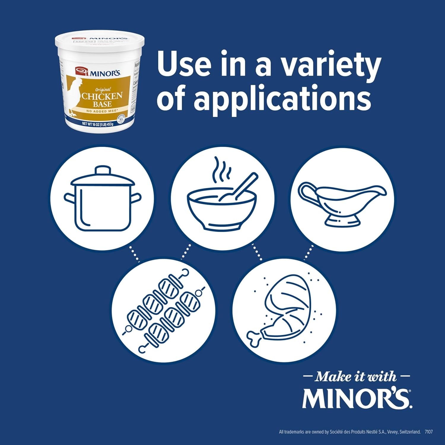Minor’s Chicken Base and Stock, Great for Soup Broth, 16 Ounce (Pack of 1)