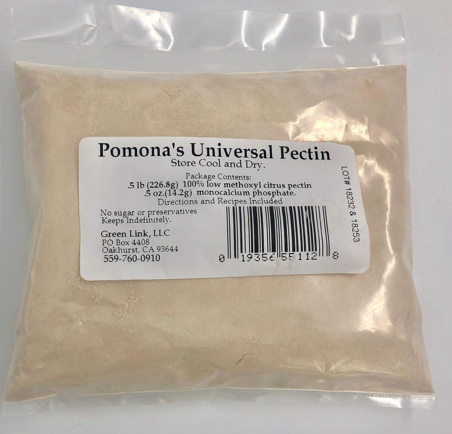 Pomona’S Universal Pectin – 1/2 Lb Bulk Package