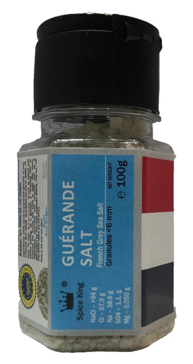 Guerande Salt Spice King, French Grey Sea Salt, Celtic Salt 100 g 3.52 oz