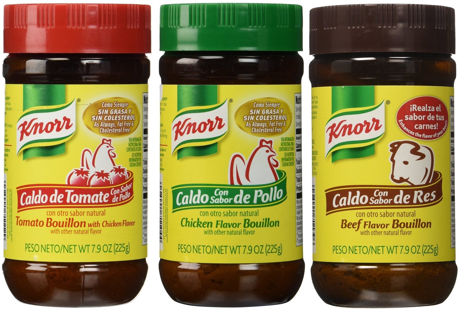 Knorr Chicken Bouillon Granulated, Beef Bouillon, 7.9 Ounce (Pack of 3)