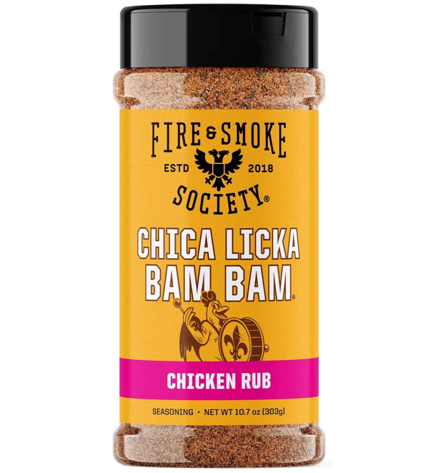 Fire & Smoke Society Chica Licka Bam Bam Chicken Seasoning, 10.7oz