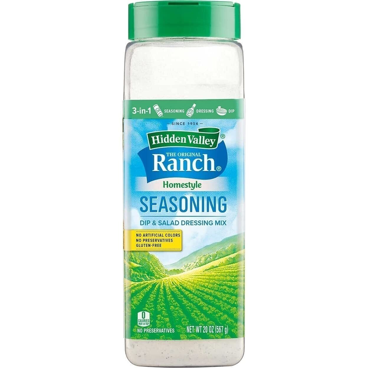 Hidden Valley, Ranch Homestyle Seasoning, Dip and Salad Dressing Mix, 20 oz USA