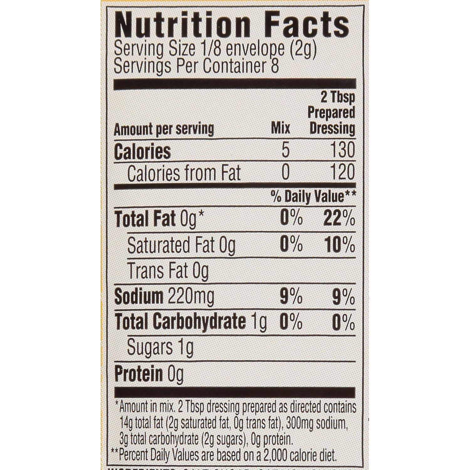 Zesty Italian Dressing & Recipe Seasoning Mix (24 Ct Pack, 0.6 Oz Packets)