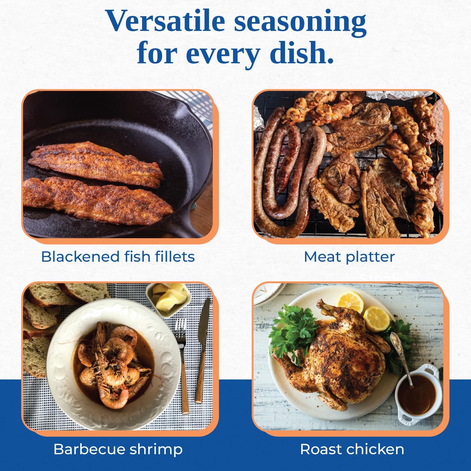 Magic Seasoning Blends Variety Pack, Blackened Fish & Meat 5 Piece Assortment