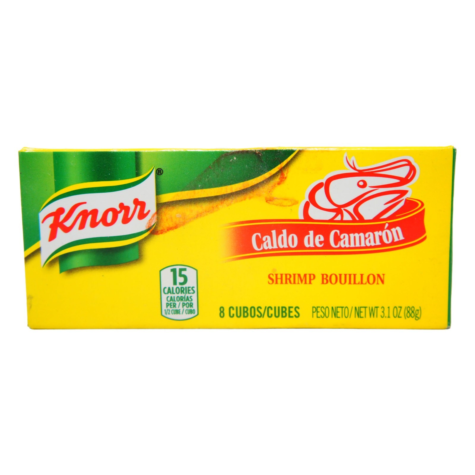 Knorr Shrimp Flavor Bouillon Cubes 3.1 oz 8 Cubes Seafood Seasoning