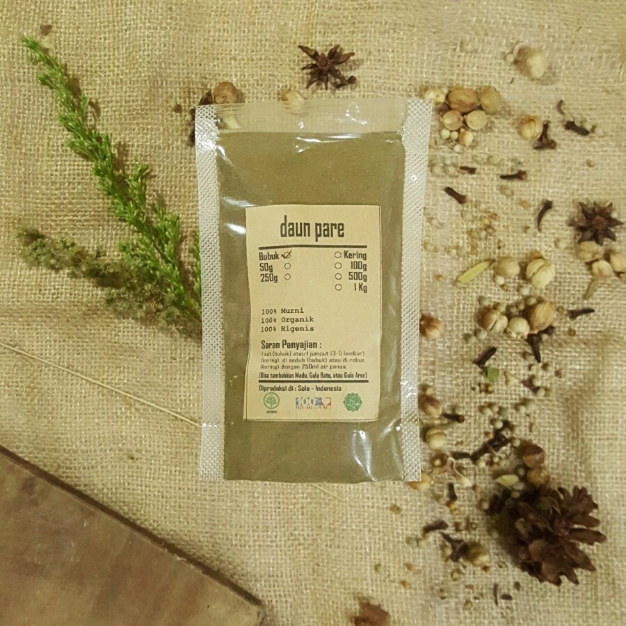 Bitter Melon Leaf Powder Momordica Charantia Organic Herb Spices Pure Premium