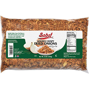 Sadaf Fried Onions Golden Crispy 16 oz.