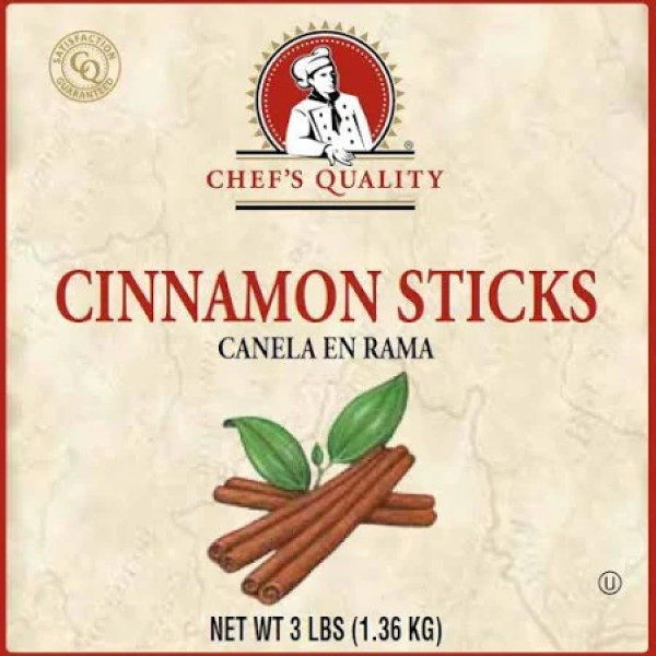 Chef’s Quality – Cinnamon Sticks – 3 lb – Free Delivery