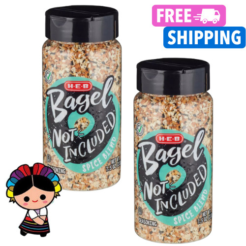H‑E‑B Bagel Not Included Spice Blend 7.5 oz (2x)