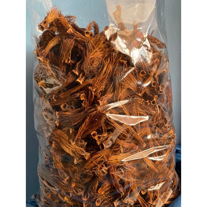 Dried Red Cotton Flowers Northern Thai Food Tree Bombx Dok Ngiaw 250G