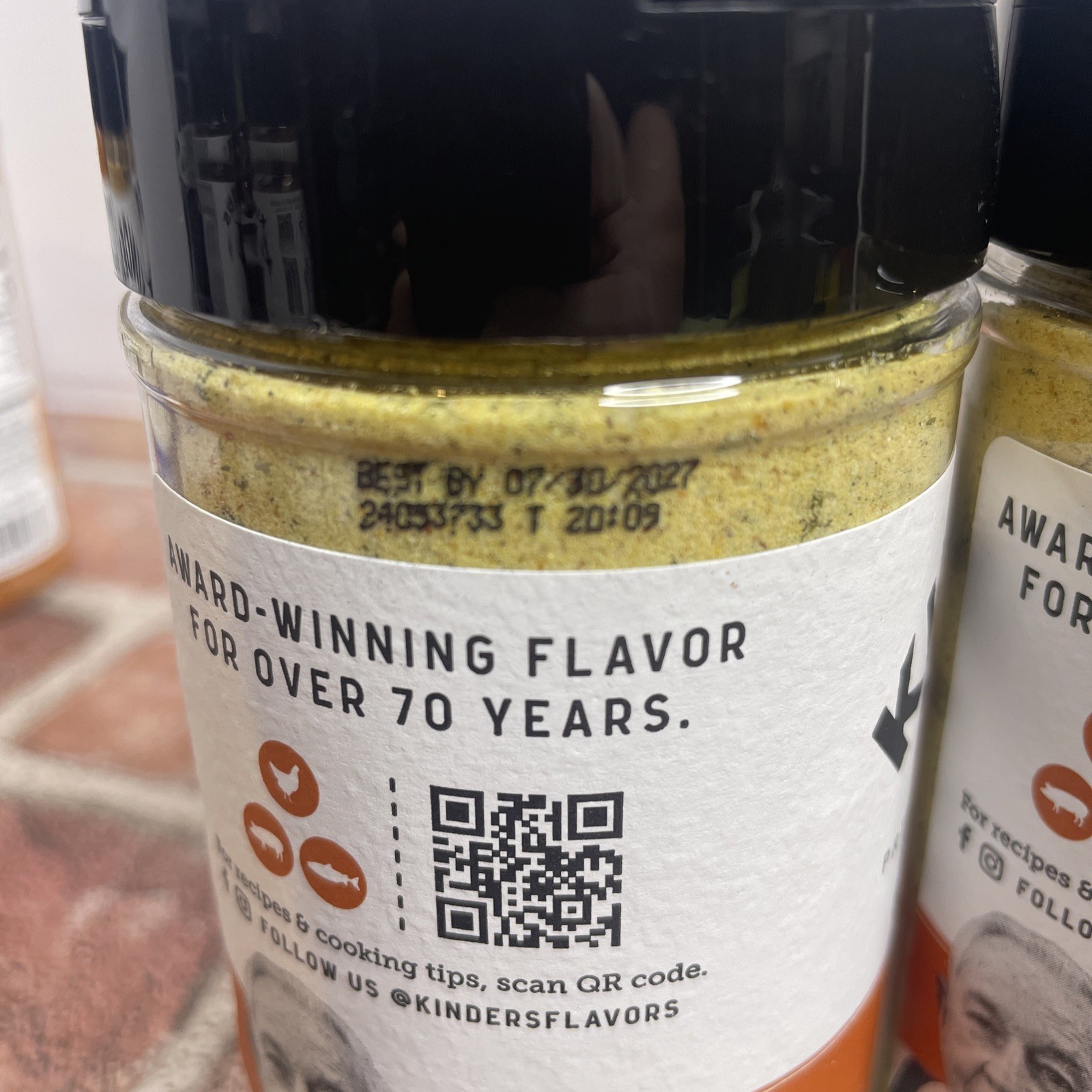 -2- Kinder’s Seasoning Honey Mustard 9.7oz (2 bottles) Best by Date 7-30-27