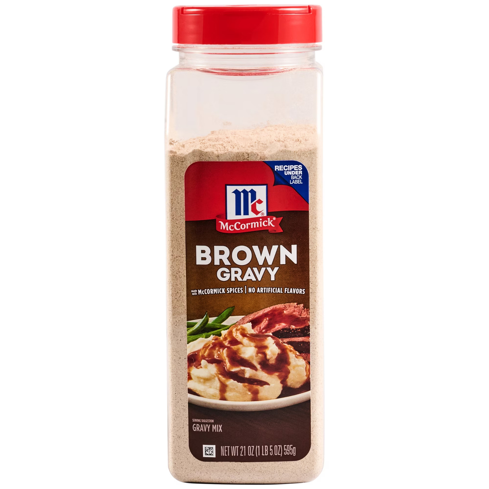 McCormick No Artificial Flavors Country Gravy Mix, 18 oz Bottle NEW