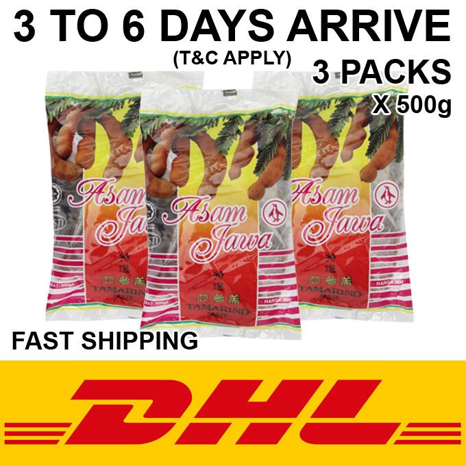 Tamarind Paste 100% Natural With Seeds For Asian Cuisine 500g X 3 Packs