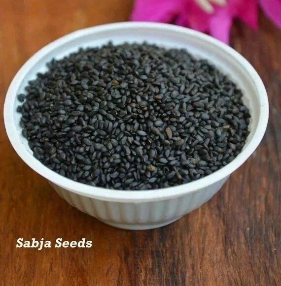 Indian Basil Seeds – Sabja seeds – Sweet Basil -Tukmeria, A Natural Super FOOD!