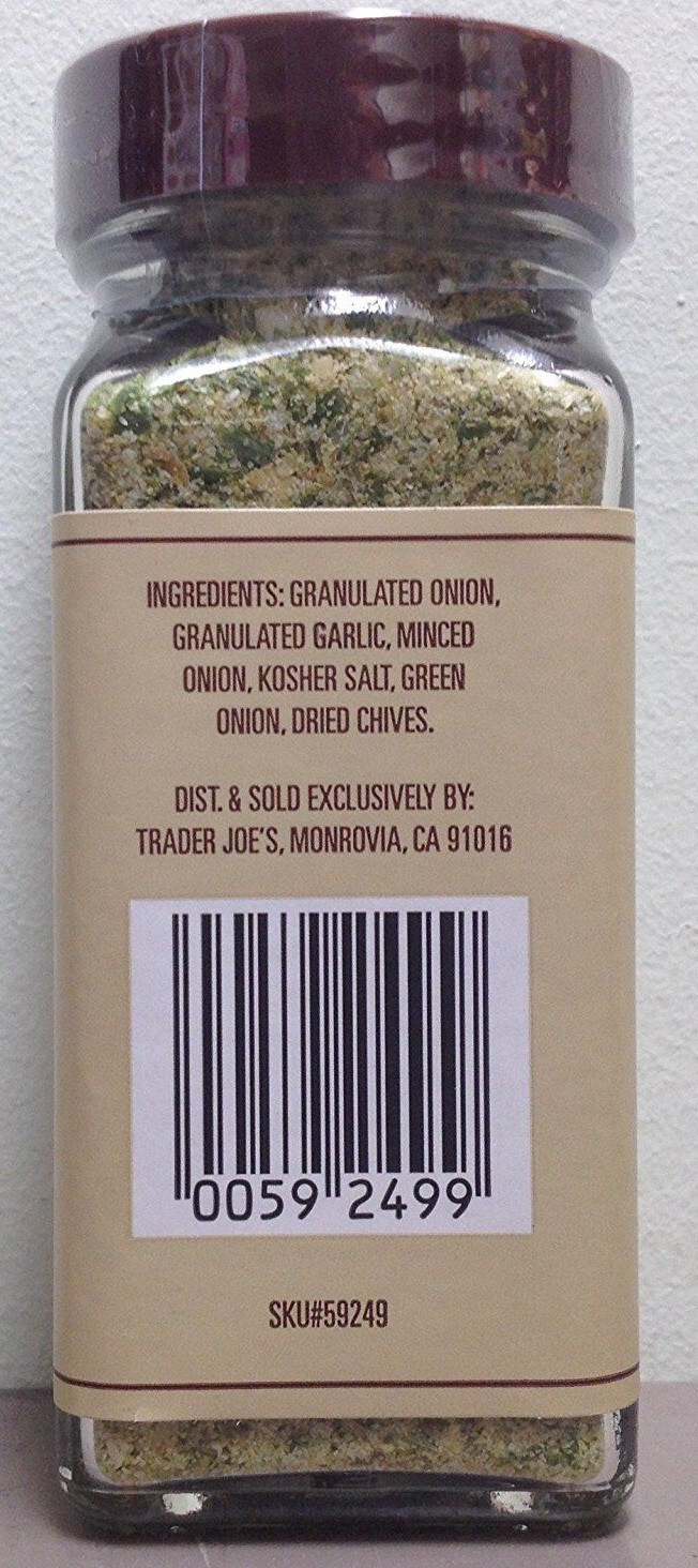 Trader Joe’s Exclusive Edition Onion Salt Seasoning Allium Blend 2oz (57g)