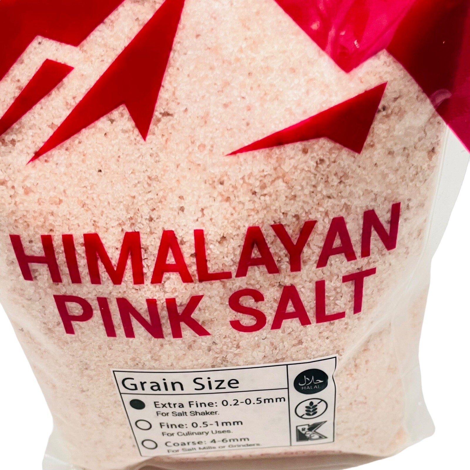 Spiceful Himalayan Pink Salt Extra Fine Grain .2 to .5 mm for Salt Shakers 2 Lb