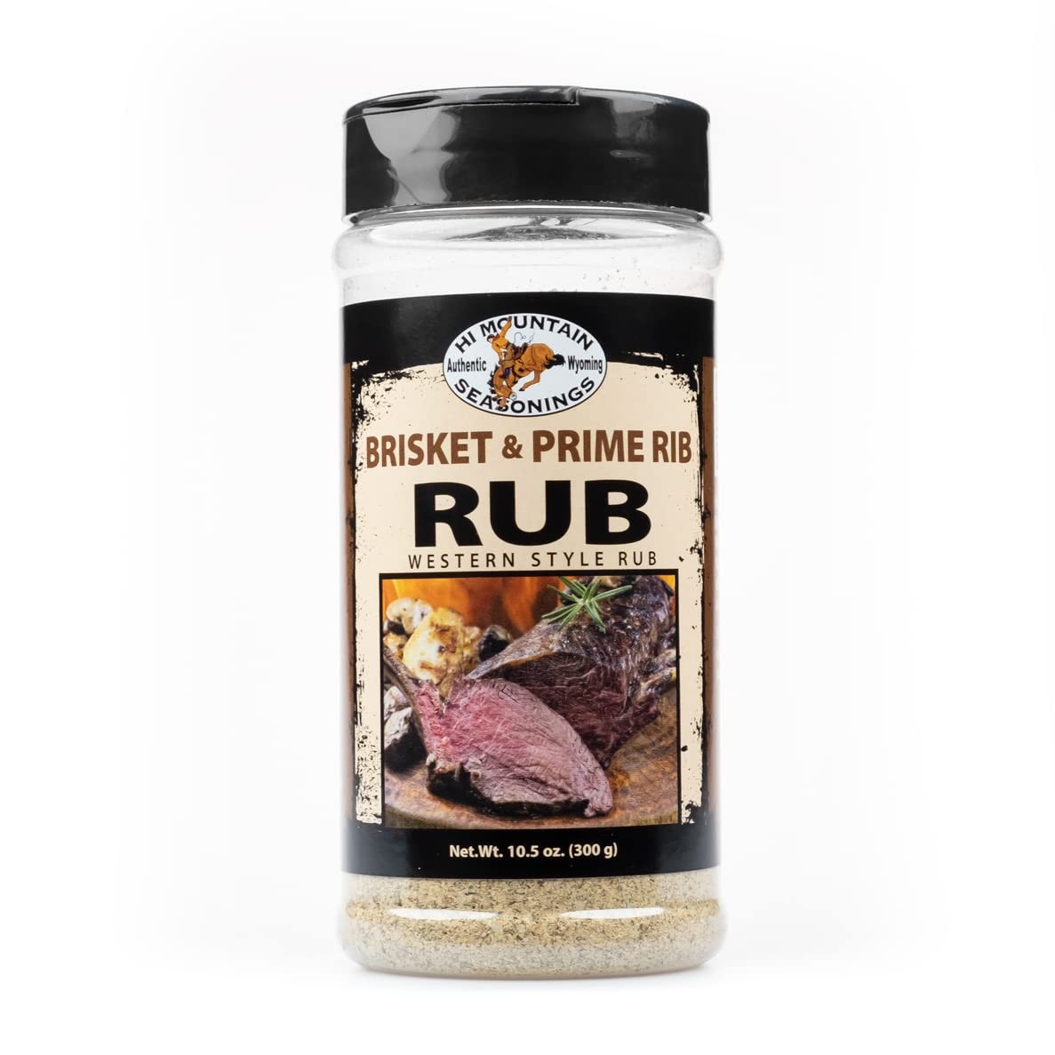 Hi Mountain Brisket Prime Rib Rub 10.5 Ounce Bold Western Seasoning Blend