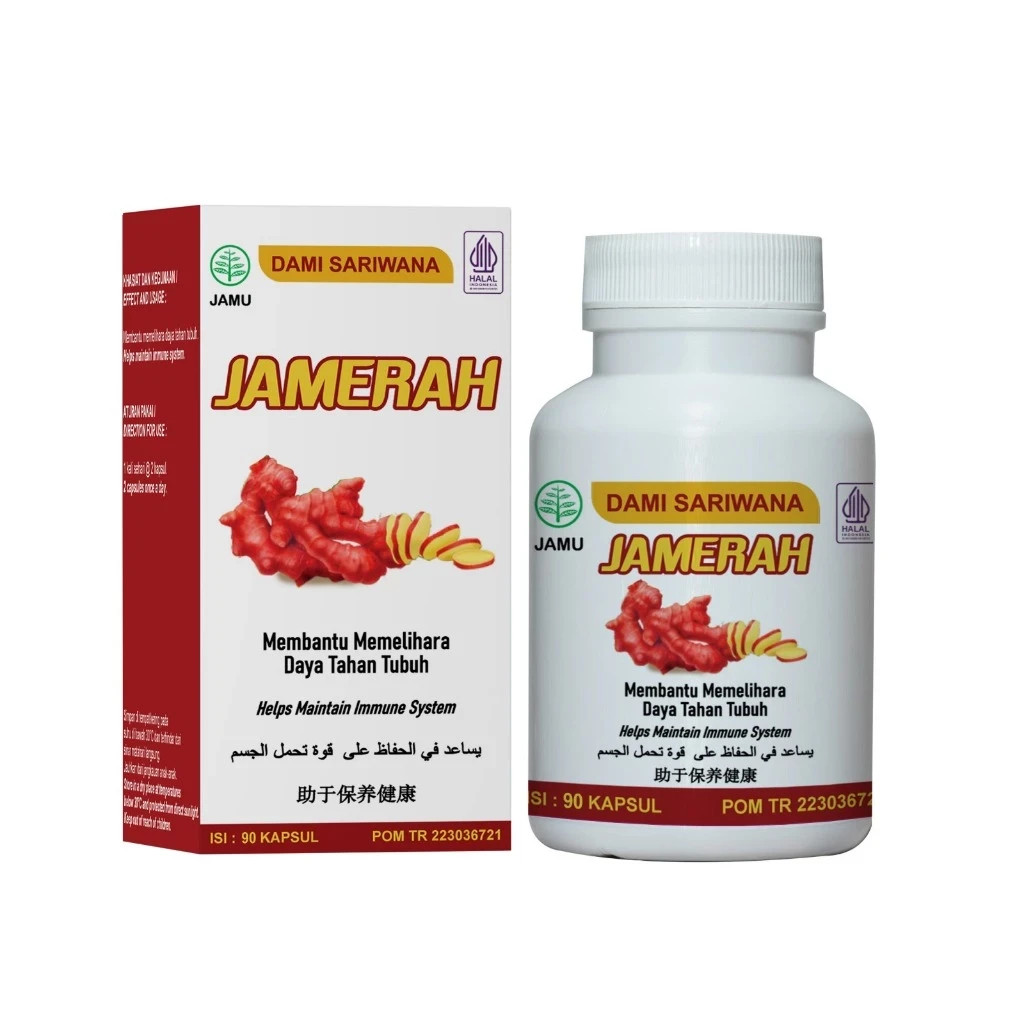 3x Jamerah 90 Caps Natural Organic Herbs Spices Fresh Pure Hygienic Premium