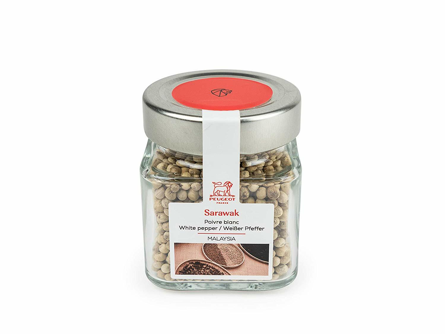 Peugeot 35457 Malaysia-75g Sarawak Spice Cube-White Pepper Malaysia, 75g, Clear